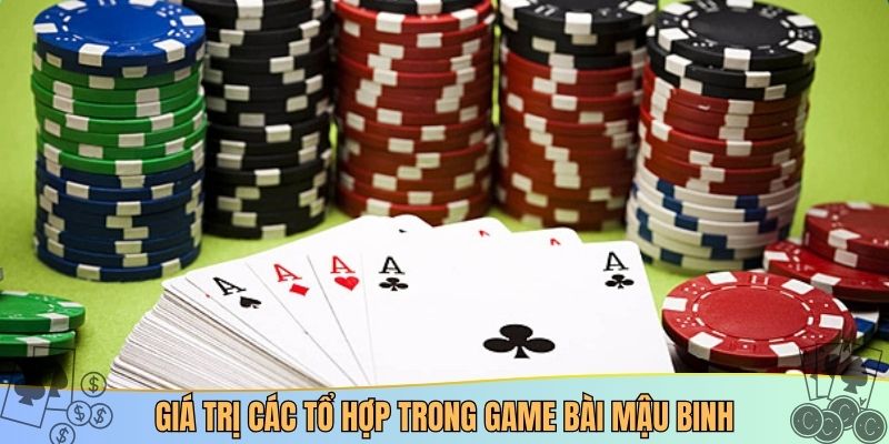 Giá trị các tổ hợp trong game bài Mậu binh